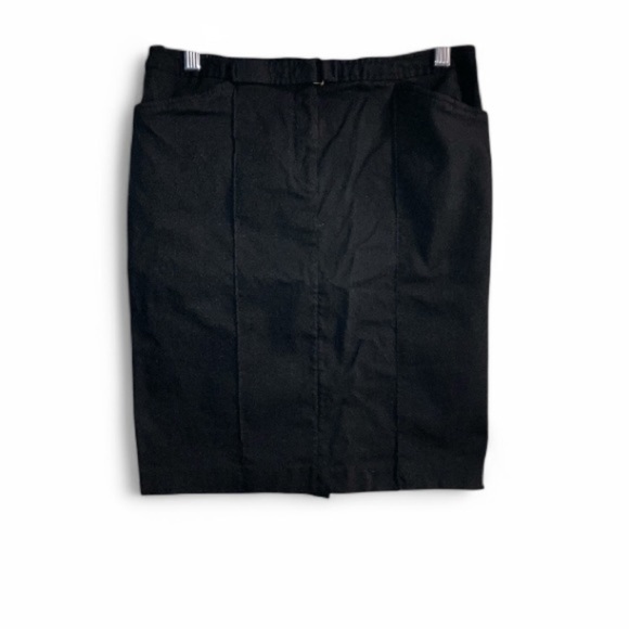 Express Black Panel Skirt Women's | Size 5-6 | Y2K 2000 Preppy | Stretch - Picture 1 of 11